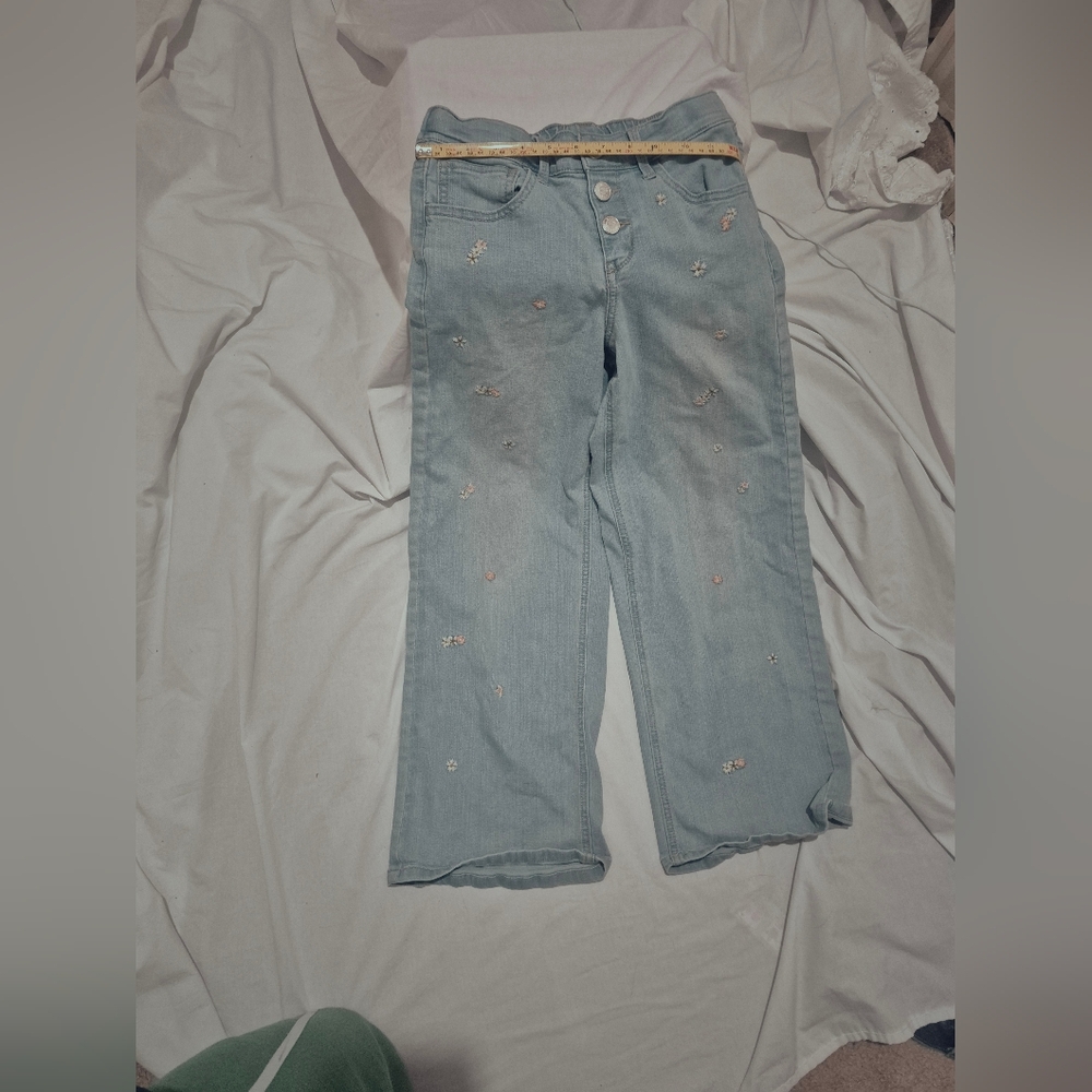 Vigoss Light Blue Embroidered Girls' Jeans